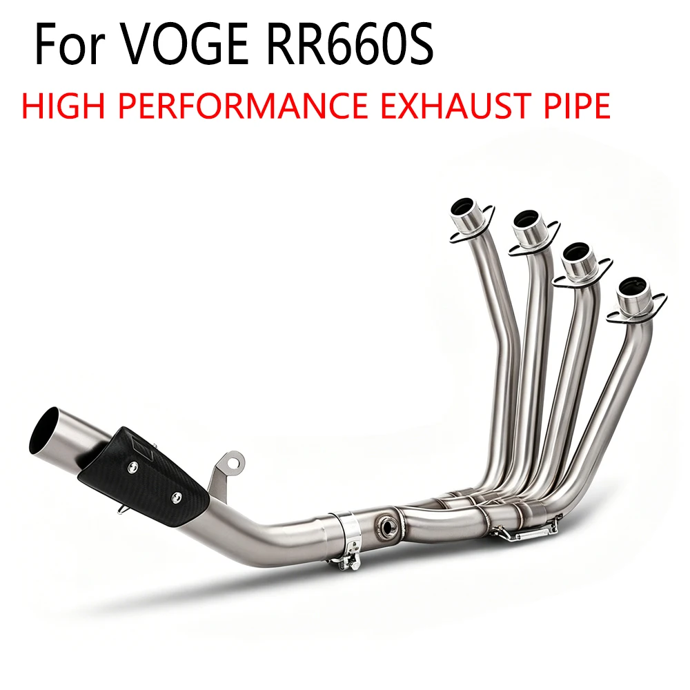 For VOGE RR660S All Years Slip On RR660s Exhaust Stainless Steels Tail Pipe Motorcycle Exhaust Front Link Pipe Escape System
For VOGE RR660S All Years Slip On RR660s Exhaust Stainless Steels Tail Pipe Motorcycle Exhaust Front Link Pipe Escape System