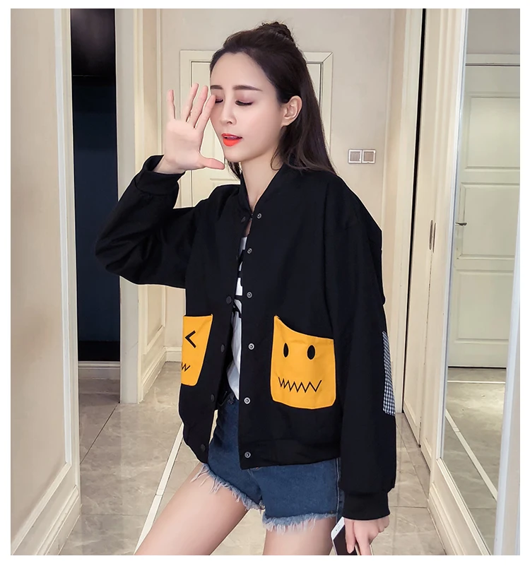 Baseball Jackets Varsity Womens Spring Irregular Stripes Notched Anti-Collision Hooded Embellished Workjacket Mock Two-Pieces OL
Baseball Jackets Varsity Womens Spring Irregular Stripes Notched Anti-Collision Hooded Embellished Workjacket Mock Two-Pieces OL