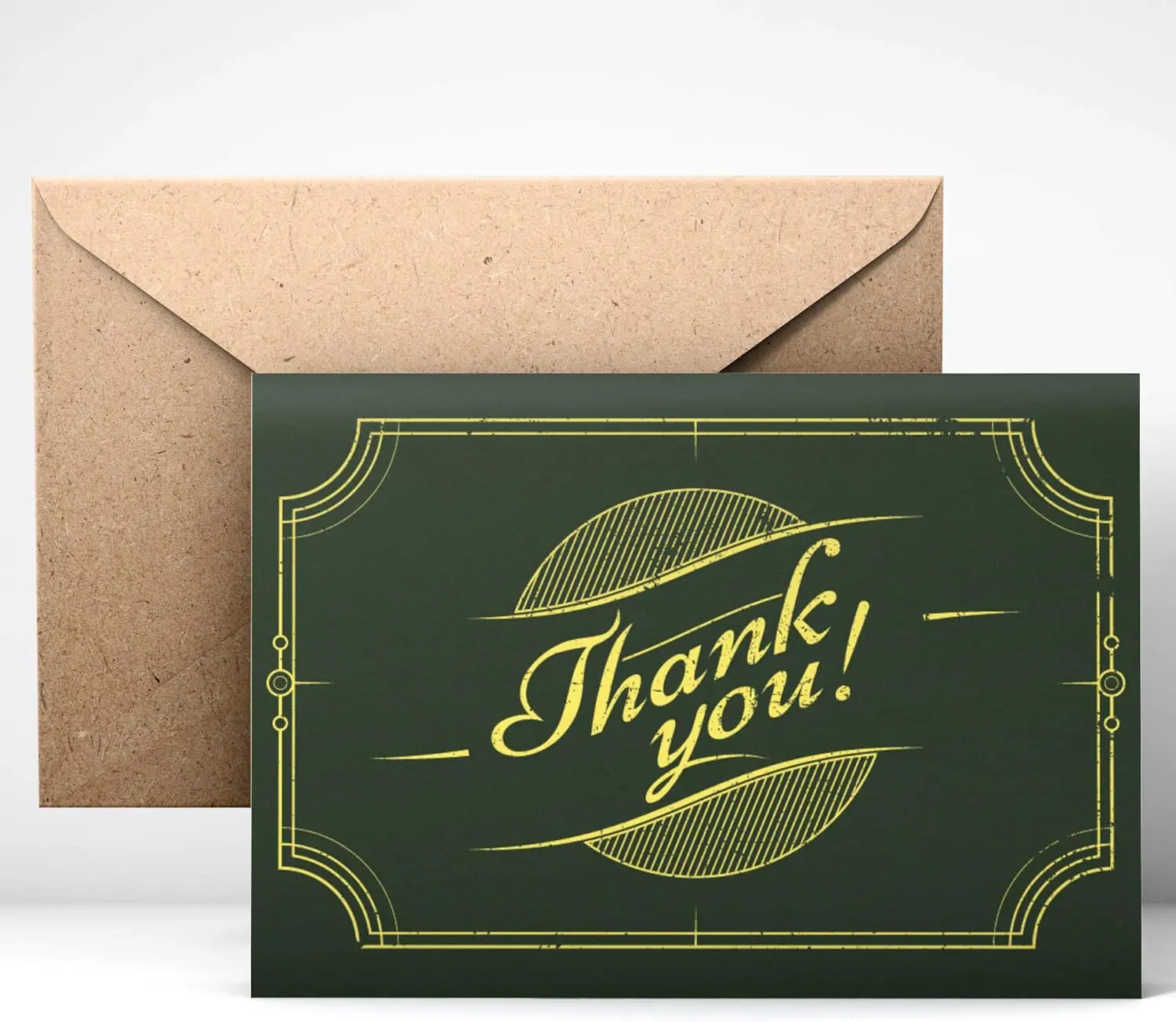 Thank You Cards (24pcs), Includes Blank Cards & Envelopes with Stickers, 4 x 6, Black classic design, Perfect for any occasion
Thank You Cards (24pcs), Includes Blank Cards & Envelopes with Stickers, 4 x 6, Black classic design, Perfect for any occasion