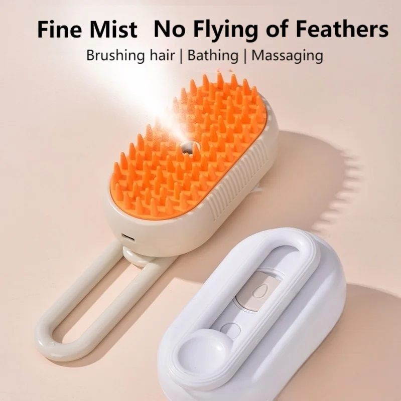 Electric Spray Steam Pet Brush Foldable Rotatable Grooming Comb Massage Hair Remover Bath Brush for Cat Dog
Electric Spray Steam Pet Brush Foldable Rotatable Grooming Comb Massage Hair Remover Bath Brush for Cat Dog