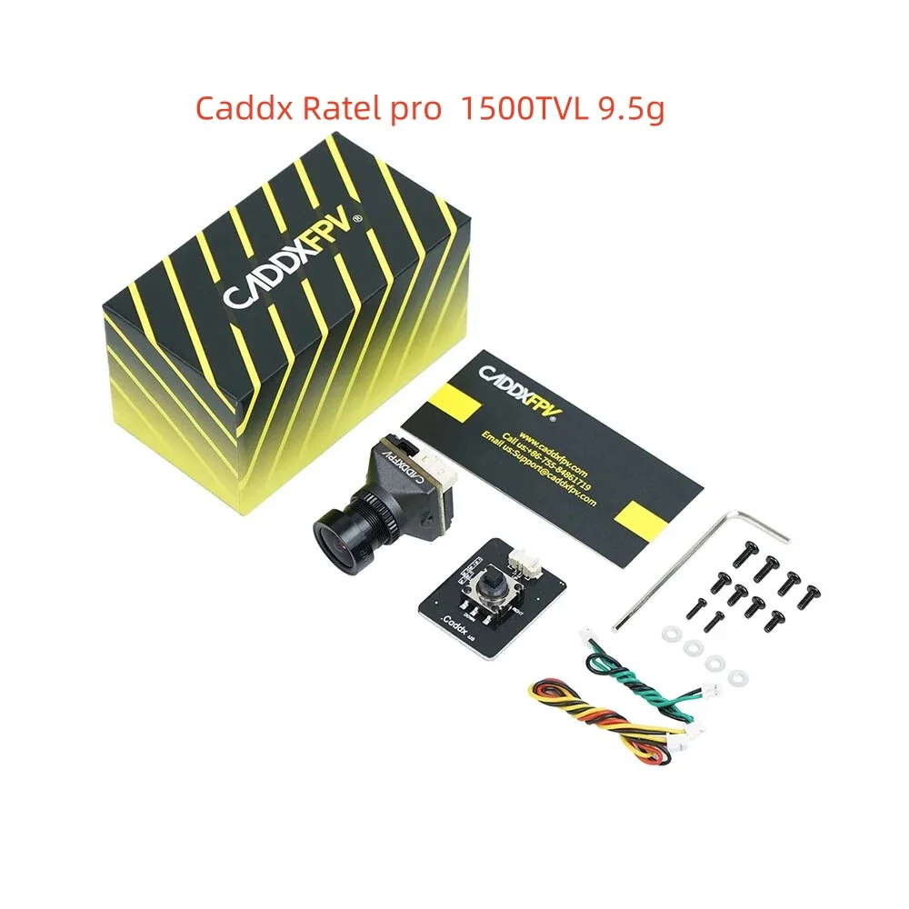 CADDX Ratel Pro 1500TVL FOVD NTSC/PAL CMOS FPV Starlight Night Vision Camera for FPV RC Drone 9.5g Ultra Light
CADDX Ratel Pro 1500TVL FOVD NTSC/PAL CMOS FPV Starlight Night Vision Camera for FPV RC Drone 9.5g Ultra Light