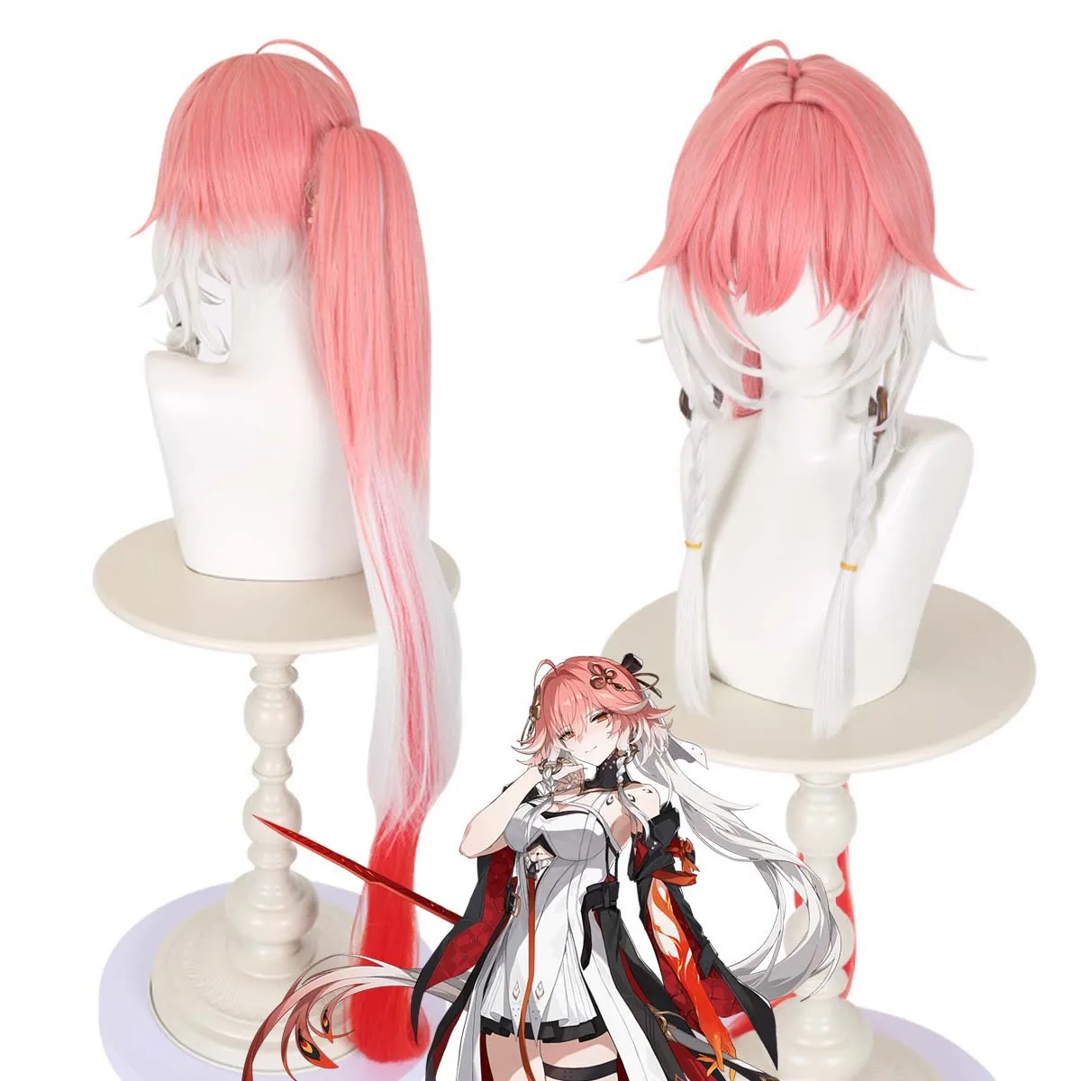 Halloween Woman Wuthering Waves Chang Li Changli Cosplay Long Pink White Hair Wig
Halloween Woman Wuthering Waves Chang Li Changli Cosplay Long Pink White Hair Wig