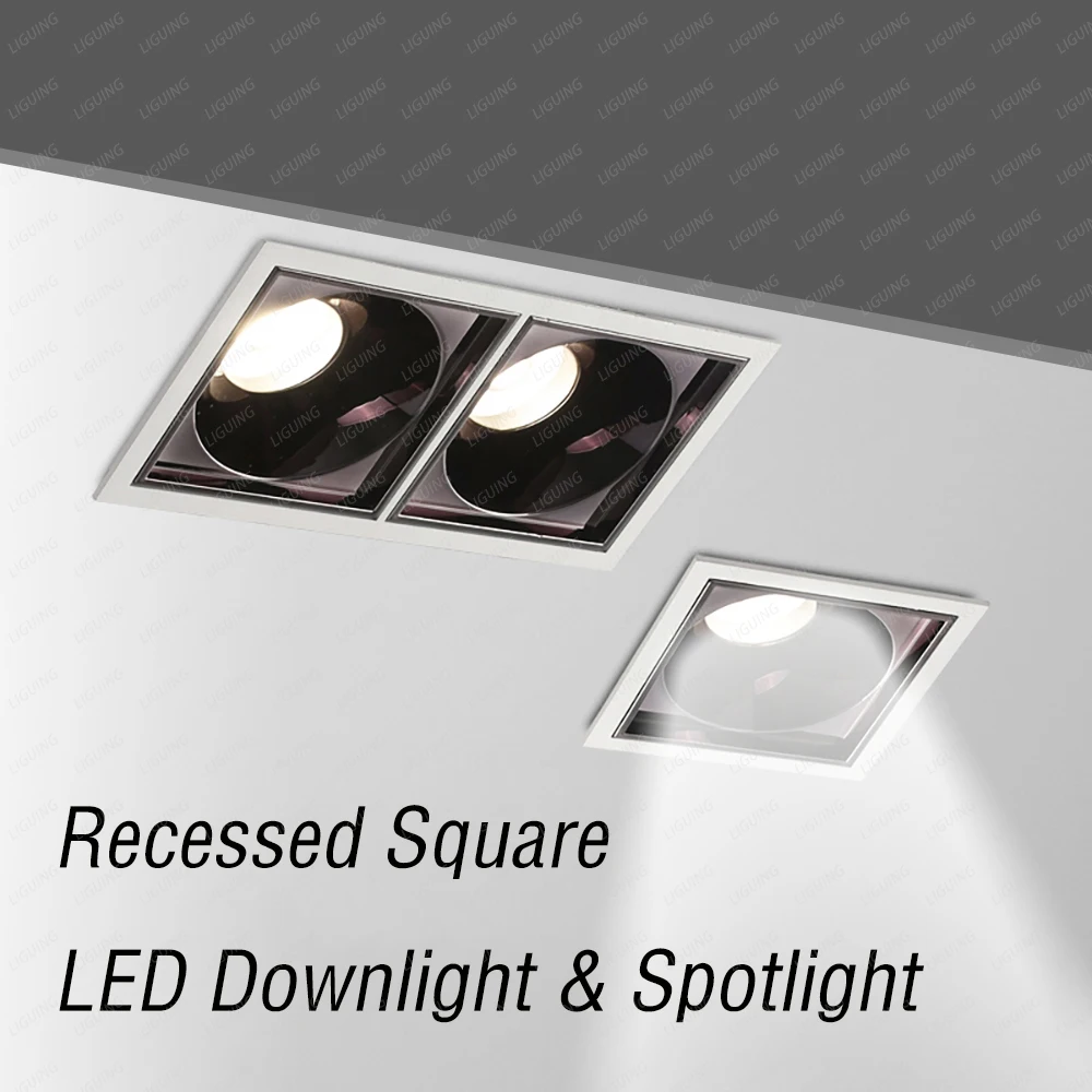 Square Recessed LED Downlight Dimmable Ceiling Light Spotlights for Kitchen Living Room Bedroom Lighting Free Shipping
Square Recessed LED Downlight Dimmable Ceiling Light Spotlights for Kitchen Living Room Bedroom Lighting Free Shipping