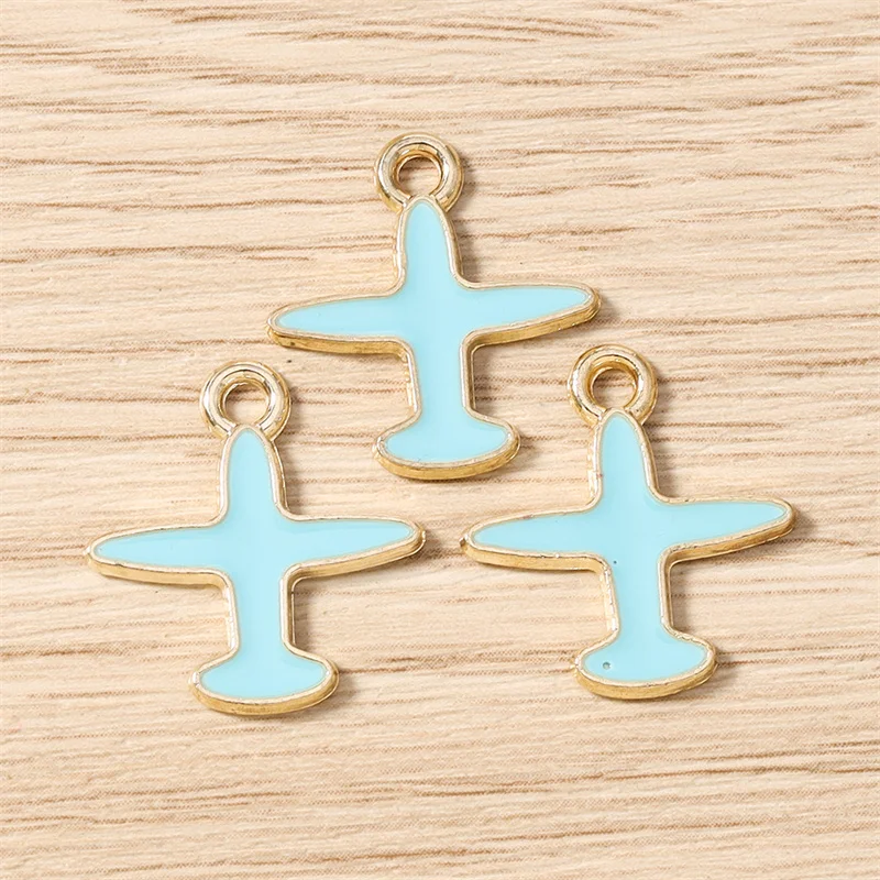 Tusember 10pcs 18*19mm Charms Enamel Airplane Pendants for Necklaces Earrings Craft Handmade DIY Jewelry Making
Tusember 10pcs 18*19mm Charms Enamel Airplane Pendants for Necklaces Earrings Craft Handmade DIY Jewelry Making