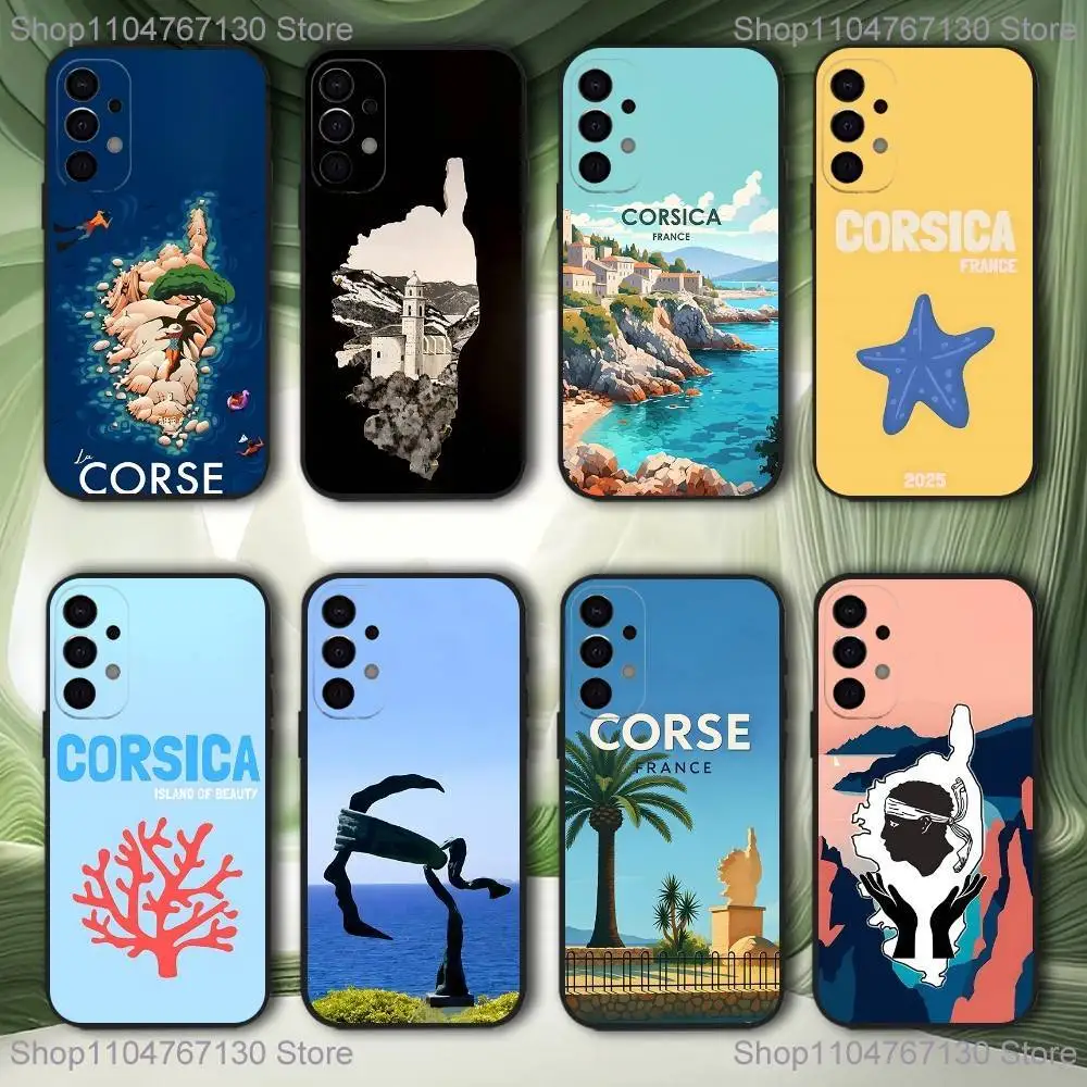 Corse Corsica Phone Case For Samsung S25,S24,S21,S22,S23,S30,Ultra,S20,Plus,Fe,Lite,5G Black Cover 
Corse Corsica Phone Case For Samsung S25,S24,S21,S22,S23,S30,Ultra,S20,Plus,Fe,Lite,5G Black Cover