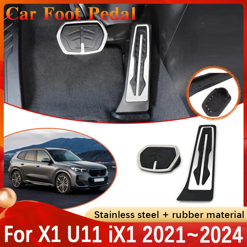 Автомобильная подкладка для педали для BMW X1 U11, аксессуары 2021 2022 2023 iX1, нескользящая, не сверлящая, восстанавливающая защита, нержавеющая сталь
Автомобильная подкладка для педали для BMW X1 U11, аксессуары 2021 2022 2023 iX1, нескользящая, не сверлящая, восстанавливающая защита, нержавеющая сталь