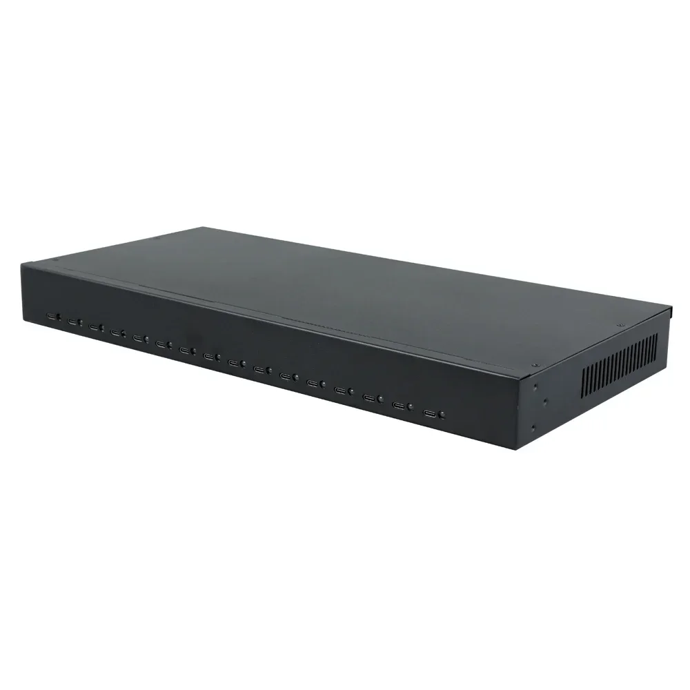 Sipolar C165C 16-Port USB-C High Power Charger 200W 2.4A Charging Hub With LED Indicator Wall Or Rack Mount
Sipolar C165C 16-Port USB-C High Power Charger 200W 2.4A Charging Hub With LED Indicator Wall Or Rack Mount