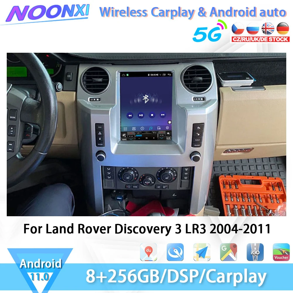Для Land Rover Discovery 3 LR3 2004-2011 Android умная система автомобильный радиоприемник мультимедийный плеер GPS навигация Bluetooth Carplay DVD
Для Land Rover Discovery 3 LR3 2004-2011 Android умная система автомобильный радиоприемник мультимедийный плеер GPS навигация Bluetooth Carplay DVD
