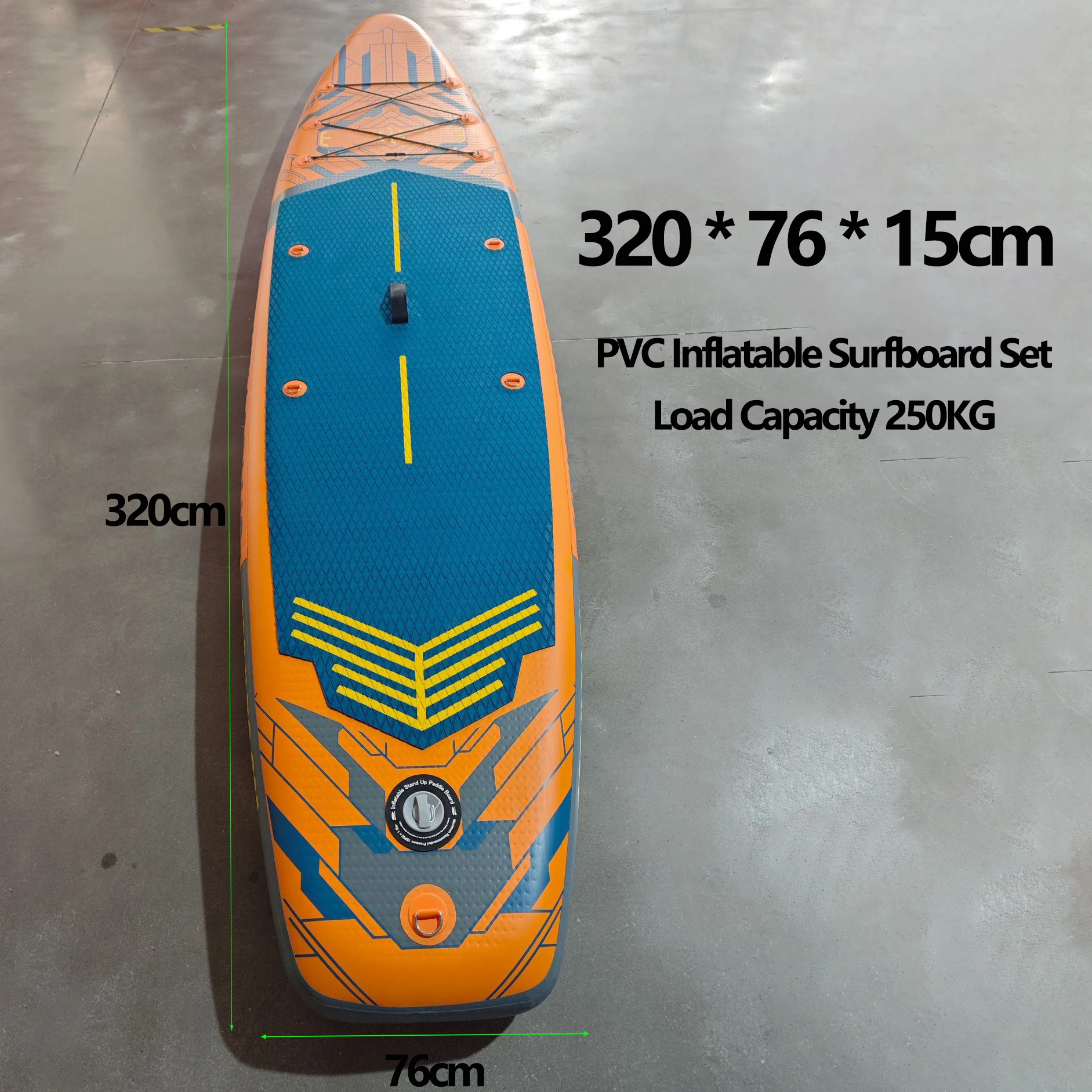 320cm PVC Inflatable Surfboard Set Load Capacity 250KG Standing Board Upright for Beginner Use Exercise Paddleboard Water Yoga
320cm PVC Inflatable Surfboard Set Load Capacity 250KG Standing Board Upright for Beginner Use Exercise Paddleboard Water Yoga