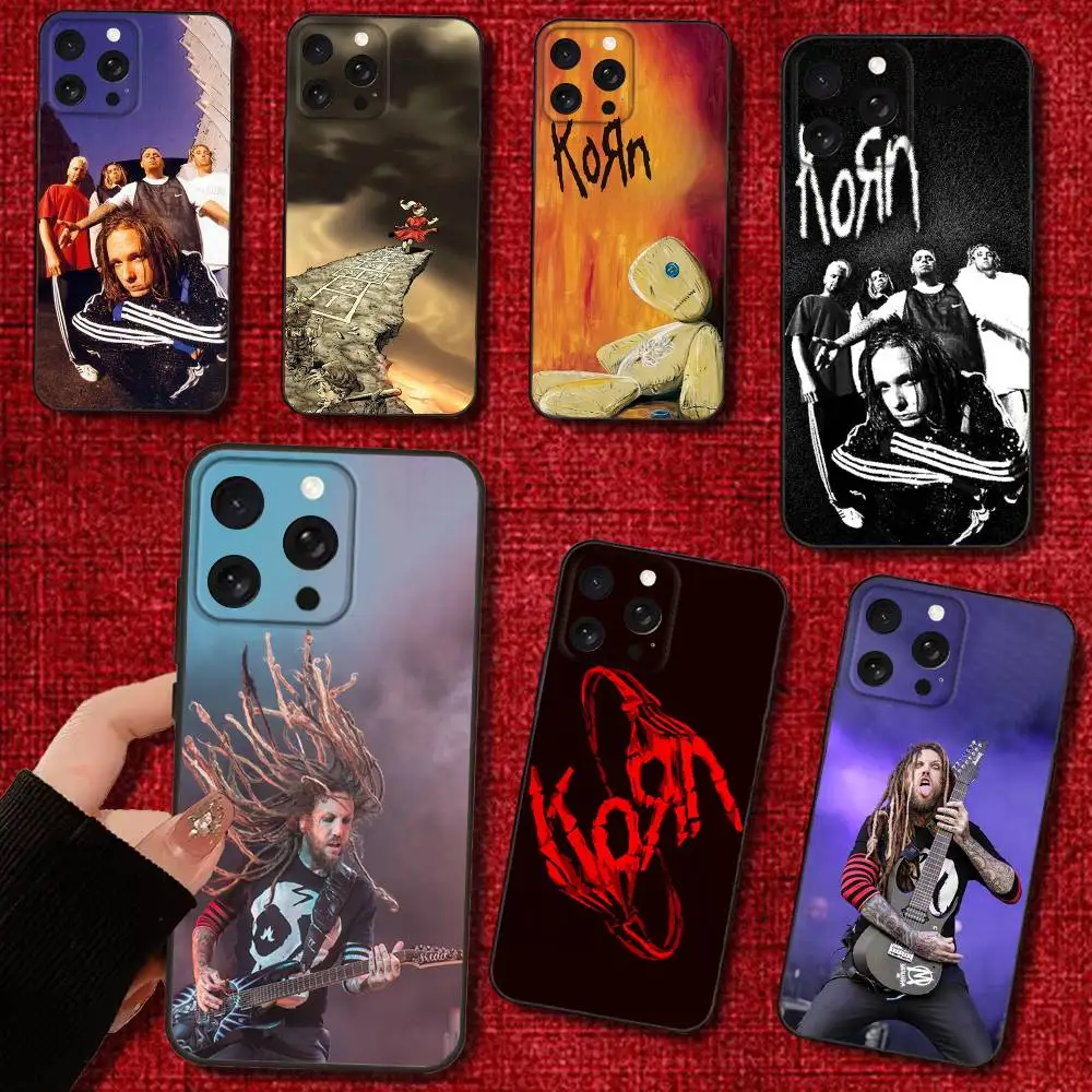 Rock Band K-Korn Phone Case For iPhone 16e,16,15,14,13,12,11,Pro,X,XS,Max,XR,Plus,Mini Soft Black Cover 
Rock Band K-Korn Phone Case For iPhone 16e,16,15,14,13,12,11,Pro,X,XS,Max,XR,Plus,Mini Soft Black Cover