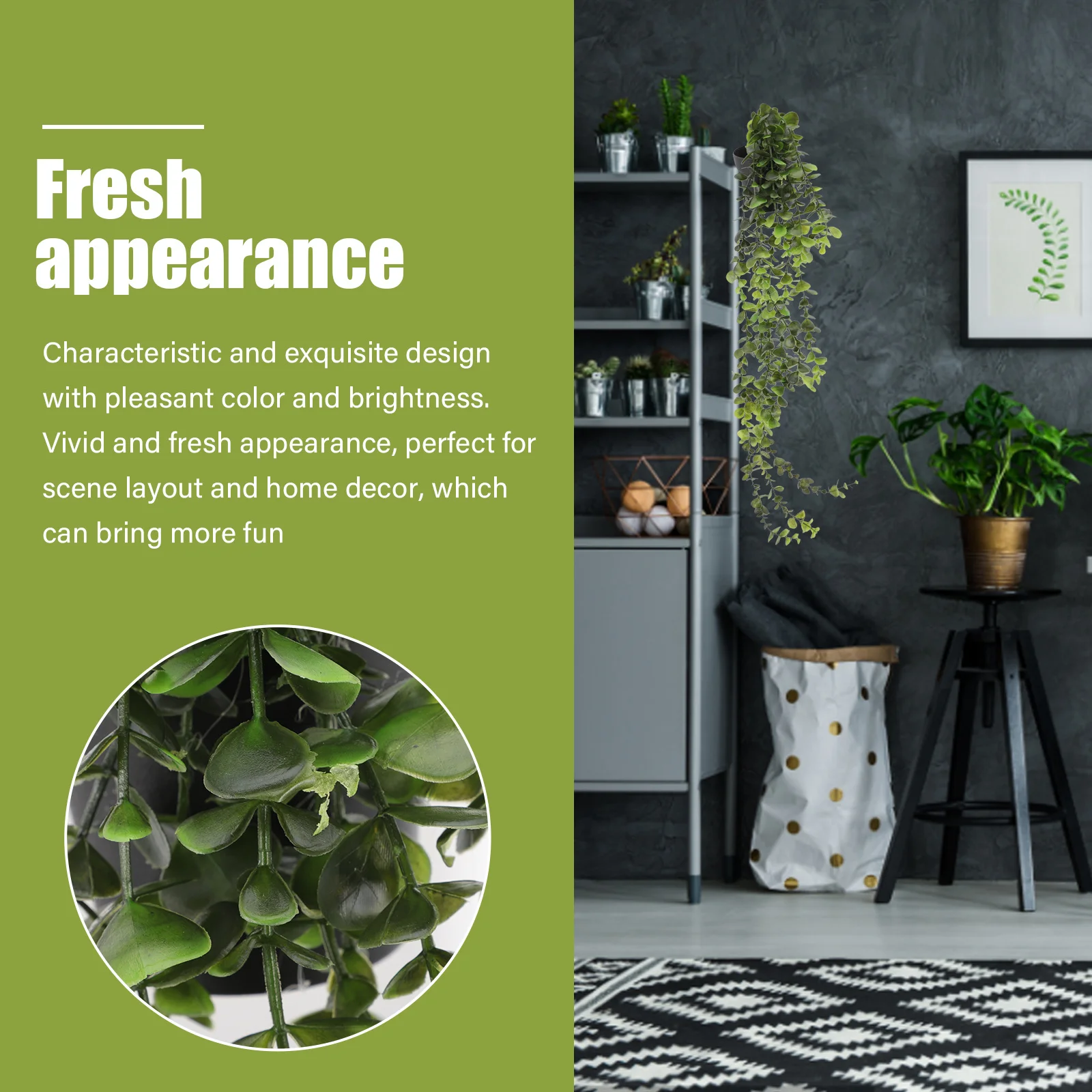 2Pcs Plastic Vine Plants Vivid Fresh Appearance Perfect for Scene Layout and Home Decor Delicate Fake Plant Rattans
2Pcs Plastic Vine Plants Vivid Fresh Appearance Perfect for Scene Layout and Home Decor Delicate Fake Plant Rattans