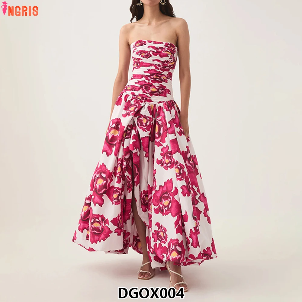 New Arrival 2025 Custom Ruched Strapless Floral Printing Cotton Maxi Dress Women Dress-DGOX004
New Arrival 2025 Custom Ruched Strapless Floral Printing Cotton Maxi Dress Women Dress-DGOX004
