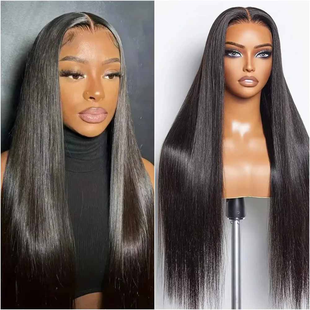 13x4 13x6 HD Transparent Lace Frontal Wig 200 Density Natural Bone Straight 5x5 Glueless 360 Full Lace Front Human Hair Wigs
13x4 13x6 HD Transparent Lace Frontal Wig 200 Density Natural Bone Straight 5x5 Glueless 360 Full Lace Front Human Hair Wigs