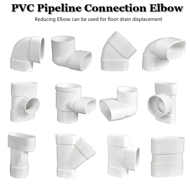 Elliptical Pipe Drain Toilet Shifter 46x30 Reducing Elbow PVC Flat Tube Joint for Kitchen/Floor Displacement Drainage connection
Elliptical Pipe Drain Toilet Shifter 46x30 Reducing Elbow PVC Flat Tube Joint for Kitchen/Floor Displacement Drainage connection