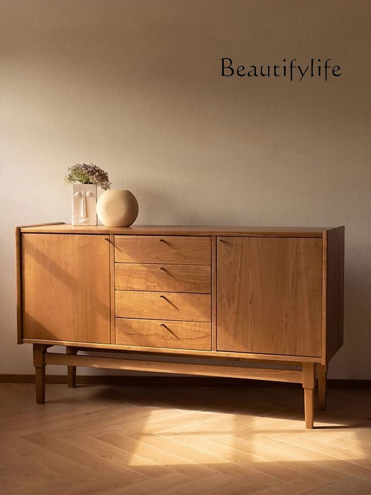 Nordic Solid Wood Sideboard Cherrywood Log Japanese Restaurant Entrance Cabinet Modern Minimalist
Nordic Solid Wood Sideboard Cherrywood Log Japanese Restaurant Entrance Cabinet Modern Minimalist