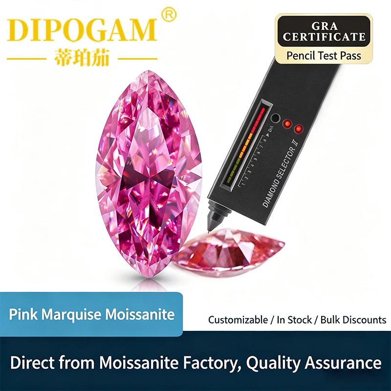 DIPOGAM Colored Alien Pink Olive Horse Eye shaped Moissanite Ring Jewelry Inlaid Gemstone factory spot Wholesale
DIPOGAM Colored Alien Pink Olive Horse Eye shaped Moissanite Ring Jewelry Inlaid Gemstone factory spot Wholesale