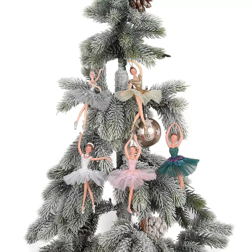 Plastic Material Girl Bithday Gift Xmas Hanging Decoration Dancing Silver Tutu Ballerina Christmas Ornaments
Plastic Material Girl Bithday Gift Xmas Hanging Decoration Dancing Silver Tutu Ballerina Christmas Ornaments