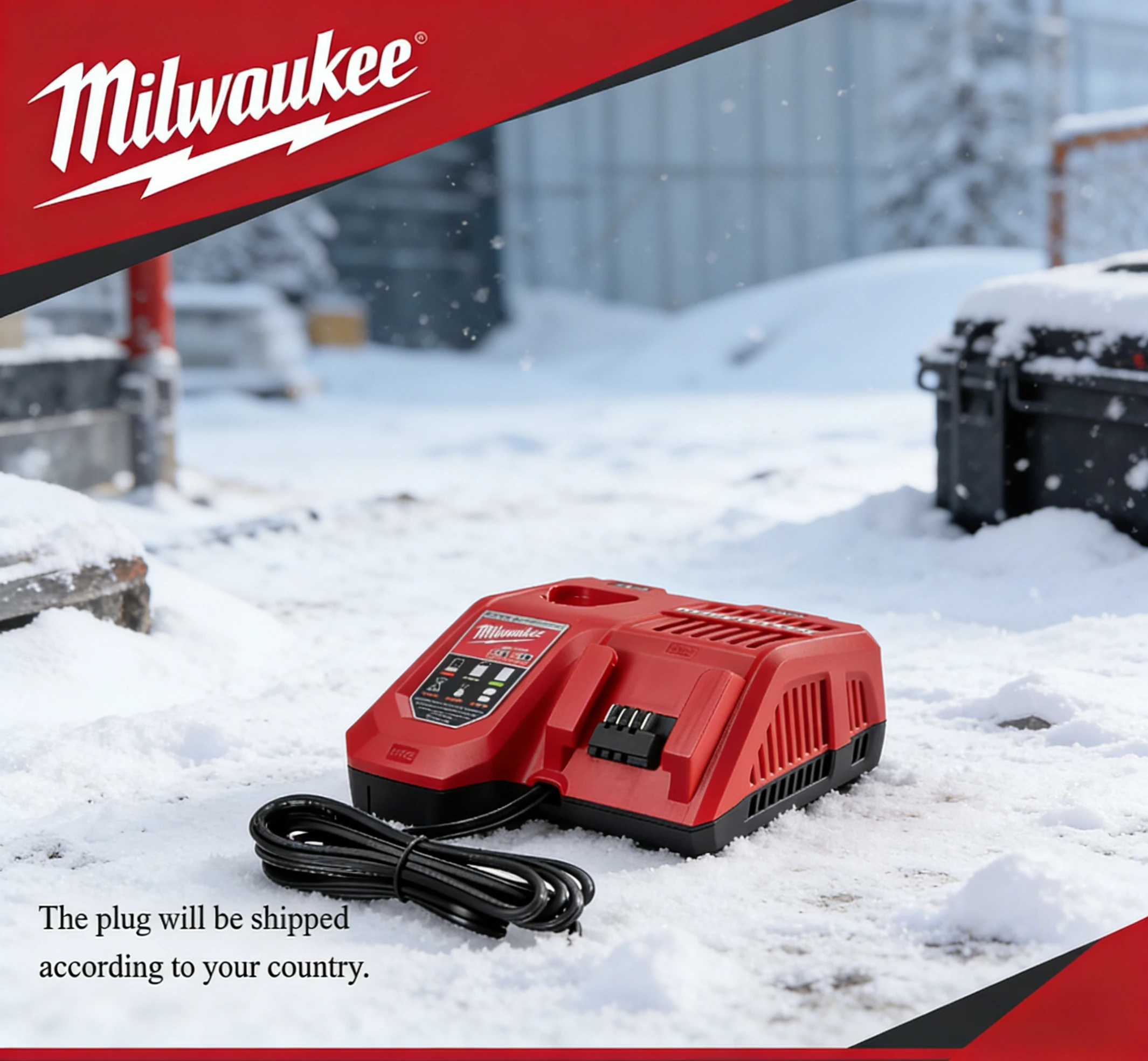 Зарядное устройство Milwaukee M18, зарядное устройство с автоматической защитой от перенапряжения для аккумуляторов Milwaukee 18V REDLITHIUM 48-59-1803 48-59-1802
Зарядное устройство Milwaukee M18, зарядное устройство с автоматической защитой от перенапряжения для аккумуляторов Milwaukee 18V REDLITHIUM 48-59-1803 48-59-1802
