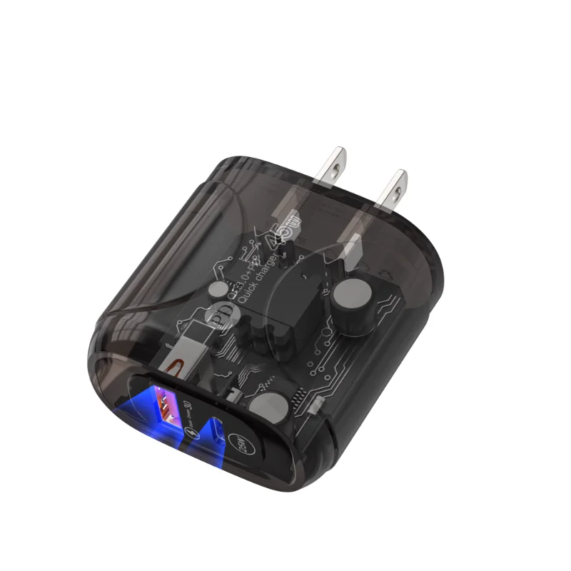 *45W transparent case A + C super fast charging multi-port suitable for Apple Huawei mobile phone charger
*45W transparent case A + C super fast charging multi-port suitable for Apple Huawei mobile phone charger