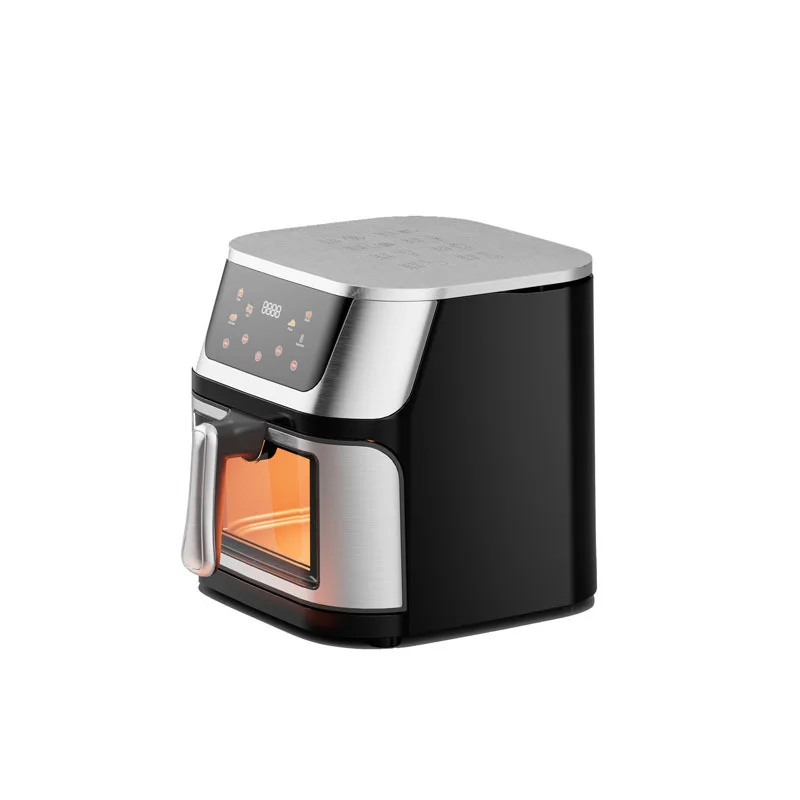 Intelligent stainless steel visual large-capacity air fryer, household multi-functional electric fryer
Intelligent stainless steel visual large-capacity air fryer, household multi-functional electric fryer