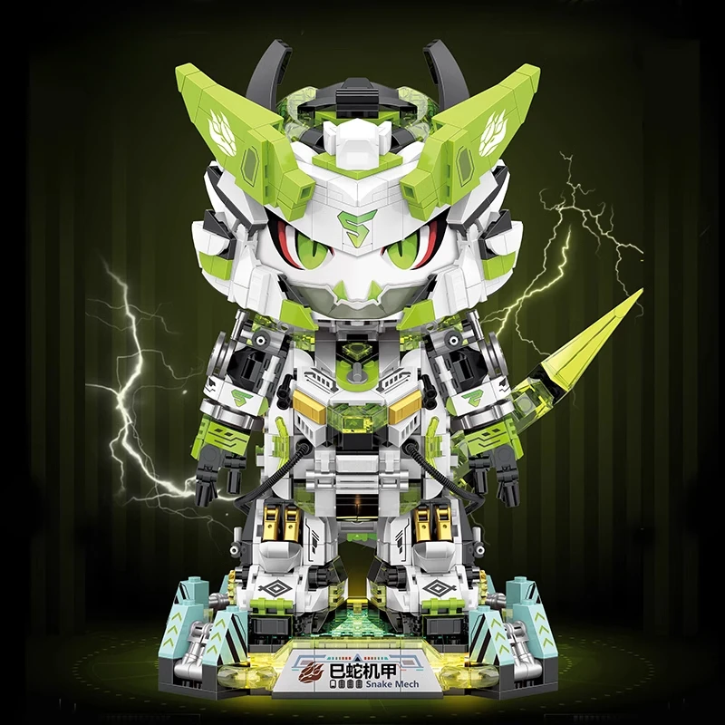 Строительные блоки Mecha Xiang Snake, собранные Mecha Tide Play, мелкие частицы головоломок, детские игрушки, подарок на праздник
Строительные блоки Mecha Xiang Snake, собранные Mecha Tide Play, мелкие частицы головоломок, детские игрушки, подарок на праздник