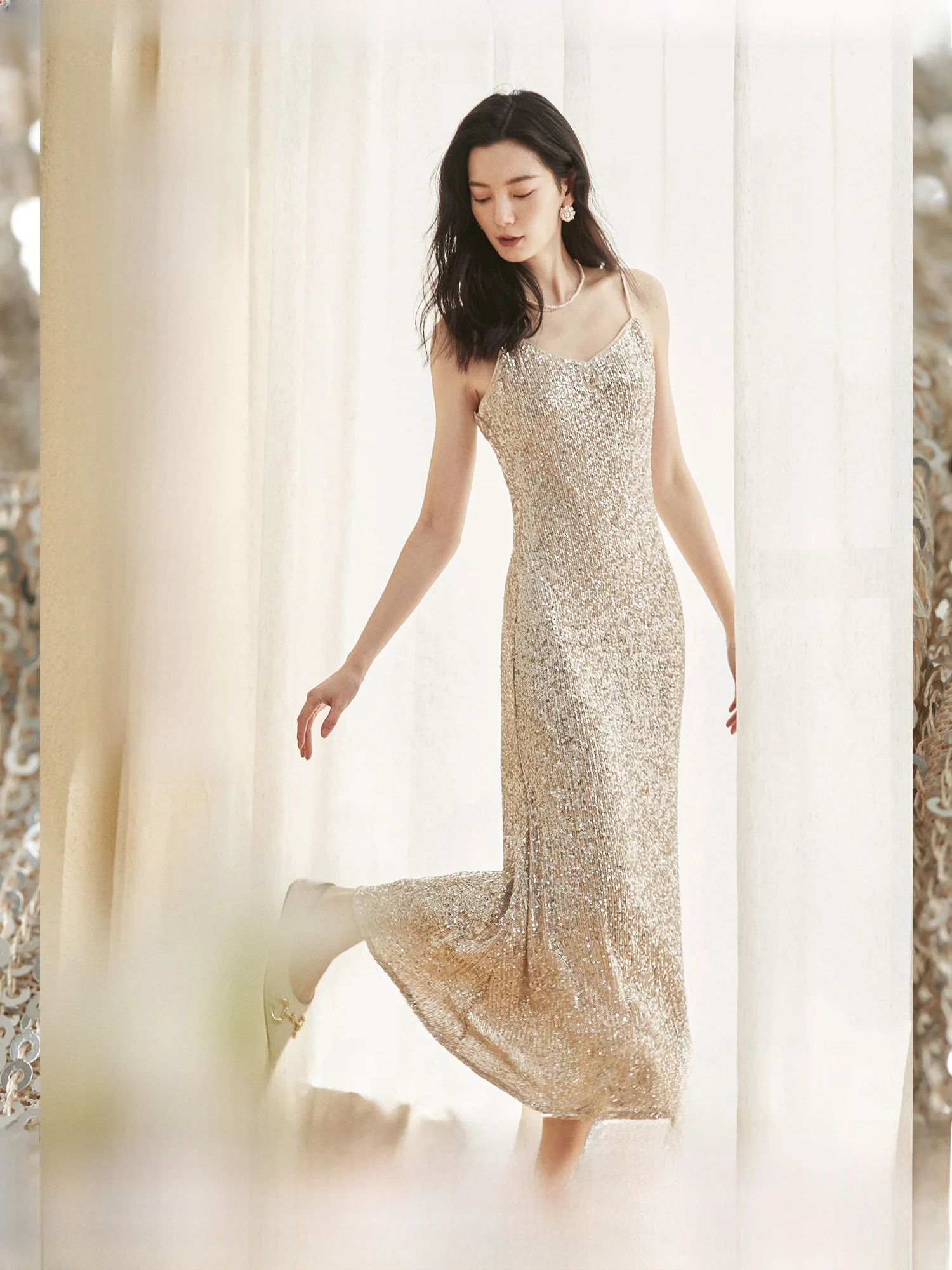 Ele Pumpkin Valley Morris Dr Sequin Embroidery Slimming Strapl Gown Polyester Fabric Spring Season Women's Dr
Ele Pumpkin Valley Morris Dr Sequin Embroidery Slimming Strapl Gown Polyester Fabric Spring Season Women's Dr
