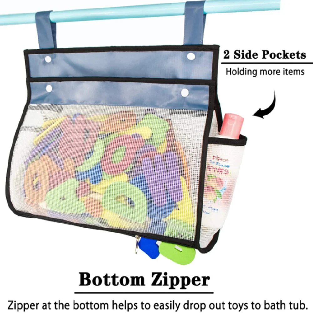 Bath Toys Storage Bags Mesh Net Bathroom Organizer For Water Toys Wide Open Design Sand Toys Storage Net Bag
Bath Toys Storage Bags Mesh Net Bathroom Organizer For Water Toys Wide Open Design Sand Toys Storage Net Bag
