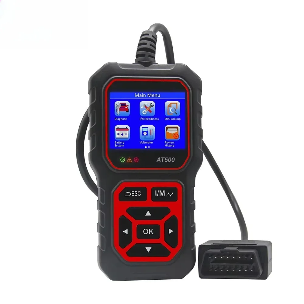 Диагностический сканер Red AT500 OBD2 с дисплеем, пластиковый анализатор, сертифицированный CE, для всех автомобилей и грузовиков 12В
Диагностический сканер Red AT500 OBD2 с дисплеем, пластиковый анализатор, сертифицированный CE, для всех автомобилей и грузовиков 12В