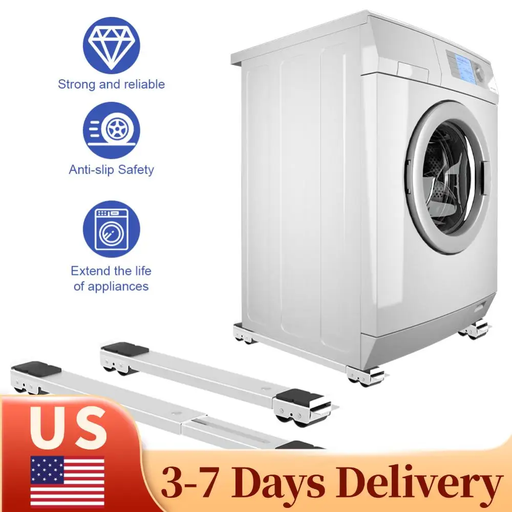 2Pcs Refrigerator Base Holder Mobile Roller Bracket Extensible Mobile Roller for Washing Machines Refrigerator
2Pcs Refrigerator Base Holder Mobile Roller Bracket Extensible Mobile Roller for Washing Machines Refrigerator