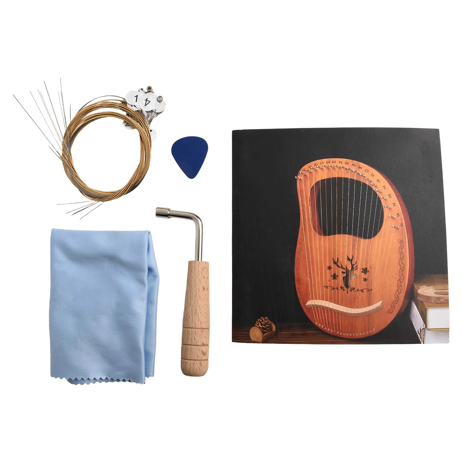 Music Instrument Lyre Lyre Lyre Harp Mahogany Music Instrument Tuning Wrench With Spare Strings 39*29*3cm Brand New New Style
Music Instrument Lyre Lyre Lyre Harp Mahogany Music Instrument Tuning Wrench With Spare Strings 39*29*3cm Brand New New Style