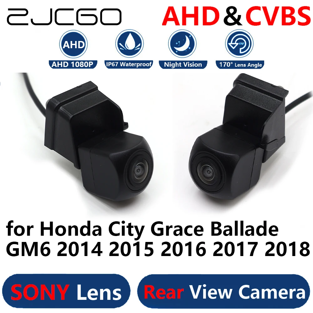 ZJCGO AHD 1080P Parking Backup Reverse Reversing Rear view Camera for Honda City Grace Ballade GM6 2014 2015 2016 2017 2018
ZJCGO AHD 1080P Parking Backup Reverse Reversing Rear view Camera for Honda City Grace Ballade GM6 2014 2015 2016 2017 2018