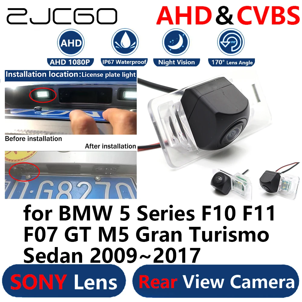 AHD 1080P Parking Backup Reverse Reversing Rear view Camera for BMW 5 Series F10 F11 F07 GT M5 Gran Turismo Sedan 2009~2017
AHD 1080P Parking Backup Reverse Reversing Rear view Camera for BMW 5 Series F10 F11 F07 GT M5 Gran Turismo Sedan 2009~2017