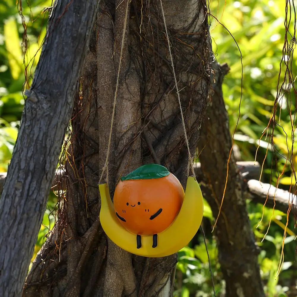Funny Cute Hanging Planter Orange Shape Swing Fruit Shape Flower Pot Decorative Handmade Resin Sculpture Planter Garden
Funny Cute Hanging Planter Orange Shape Swing Fruit Shape Flower Pot Decorative Handmade Resin Sculpture Planter Garden
