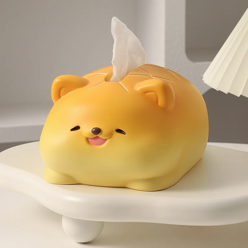 Creative Pineapple Bun Dog Tissue Box Living Room Tea Table Ornament Resin Paper Box Home Decor
Creative Pineapple Bun Dog Tissue Box Living Room Tea Table Ornament Resin Paper Box Home Decor