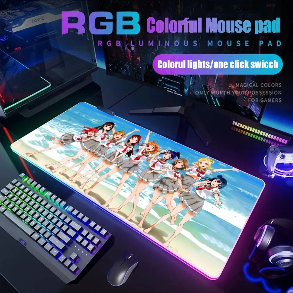 Love Live School Idol Project Коврик для мыши Gamer Rgb Настольный коврик Подсветка Светодиодный коврик для мыши Настройка игровых аксессуаров Настольный коврик Большой коврик для мыши
Love Live School Idol Project Коврик для мыши Gamer Rgb Настольный коврик Подсветка Светодиодный коврик для мыши Настройка игровых аксессуаров Настольный коврик Большой коврик для мыши