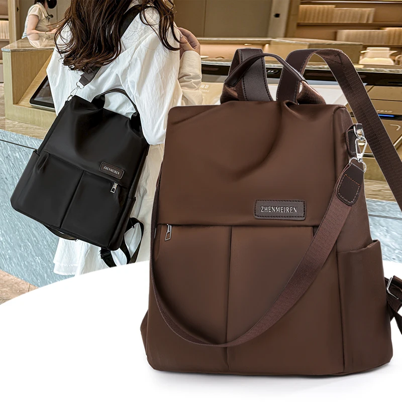 Women's Vintage Nylon Backpack Large Capacity Anti Theft Travel Bag Casual Daypack Fashion Retro Rucksack For Girls Shoulder Bag
Women's Vintage Nylon Backpack Large Capacity Anti Theft Travel Bag Casual Daypack Fashion Retro Rucksack For Girls Shoulder Bag