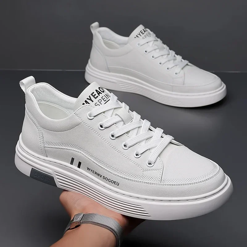Men's Genuine Leather Casual Shoes Outdoor Comfortable and Versatile White Sneakers Non-slip and Anti-dirty Men's Casual Shoes
Men's Genuine Leather Casual Shoes Outdoor Comfortable and Versatile White Sneakers Non-slip and Anti-dirty Men's Casual Shoes