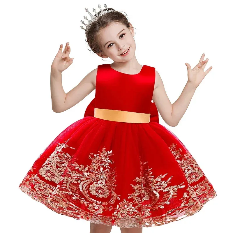 LZH Girls Lace Embroidery Princess Dress With headband For Toddler Baby 1st Year Birthday Christmas Evening Gown Infant Clothing
LZH Girls Lace Embroidery Princess Dress With headband For Toddler Baby 1st Year Birthday Christmas Evening Gown Infant Clothing