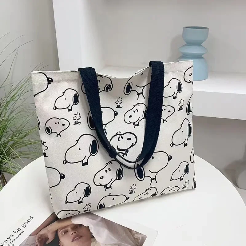 Snoopy Fashion Canvas Shoulder Bag Student Large Capacity Class Tote for Boys and Girls handbag
Snoopy Fashion Canvas Shoulder Bag Student Large Capacity Class Tote for Boys and Girls handbag