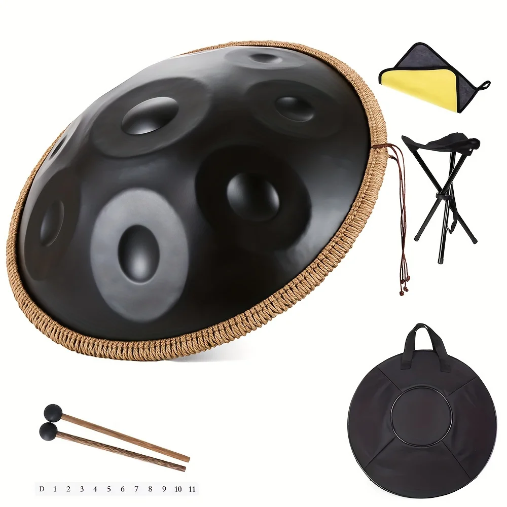 440Hz handpan drum 9 notes 18 inch G minor tambor yoga music drums meditation instruments beginner steel tongue drum instrument
440Hz handpan drum 9 notes 18 inch G minor tambor yoga music drums meditation instruments beginner steel tongue drum instrument