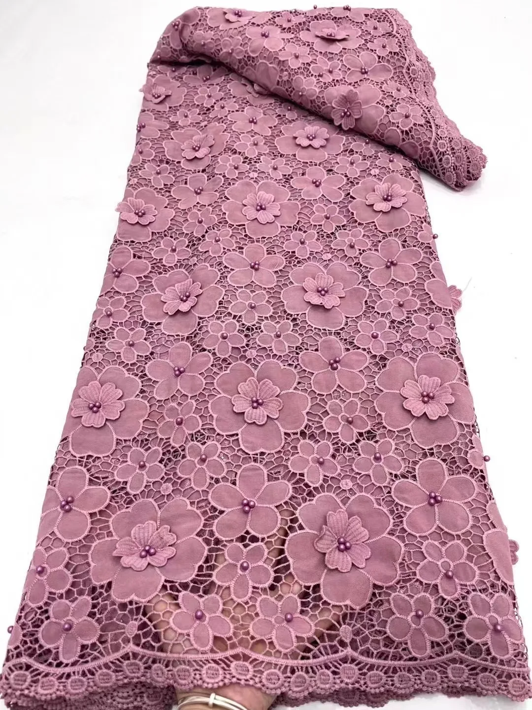 Guipure Cord Lace Fabric 2024 Latest African Beaded Lace Fabric High Quality Wedding Party Dress Material For Chic Dress Sew
Guipure Cord Lace Fabric 2024 Latest African Beaded Lace Fabric High Quality Wedding Party Dress Material For Chic Dress Sew