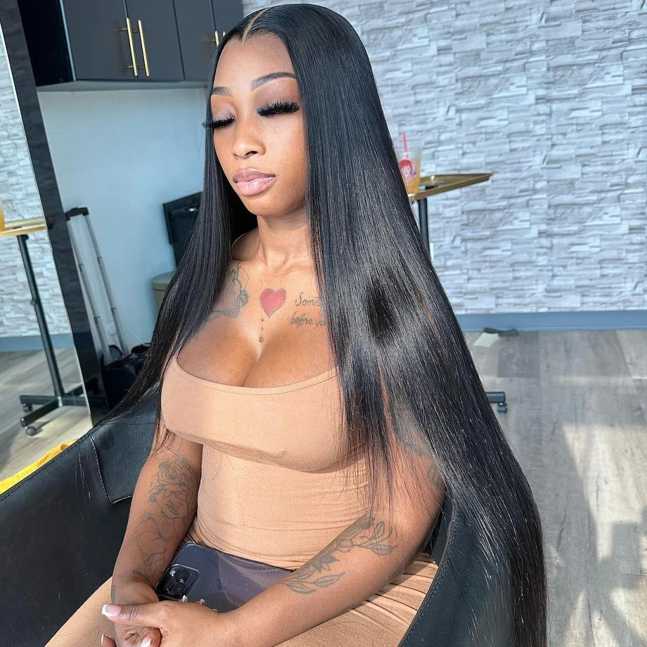 13x6 Hd Bone Straight Lace Frontal Wig Glueless Brazilian 13x4 Straight Lace Front Wigs For Women 100% Human Hair Pre Plucked
13x6 Hd Bone Straight Lace Frontal Wig Glueless Brazilian 13x4 Straight Lace Front Wigs For Women 100% Human Hair Pre Plucked