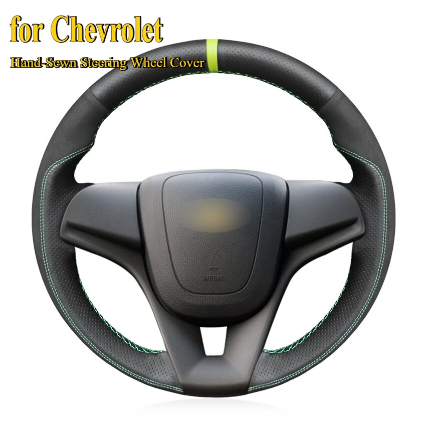 DIY Hand-Sewn Suede PU Leather Steering Wheel Cover Wrap for Chevrolet Cruze Aveo Orlando 2014 2015 Car Interior Accessories
DIY Hand-Sewn Suede PU Leather Steering Wheel Cover Wrap for Chevrolet Cruze Aveo Orlando 2014 2015 Car Interior Accessories