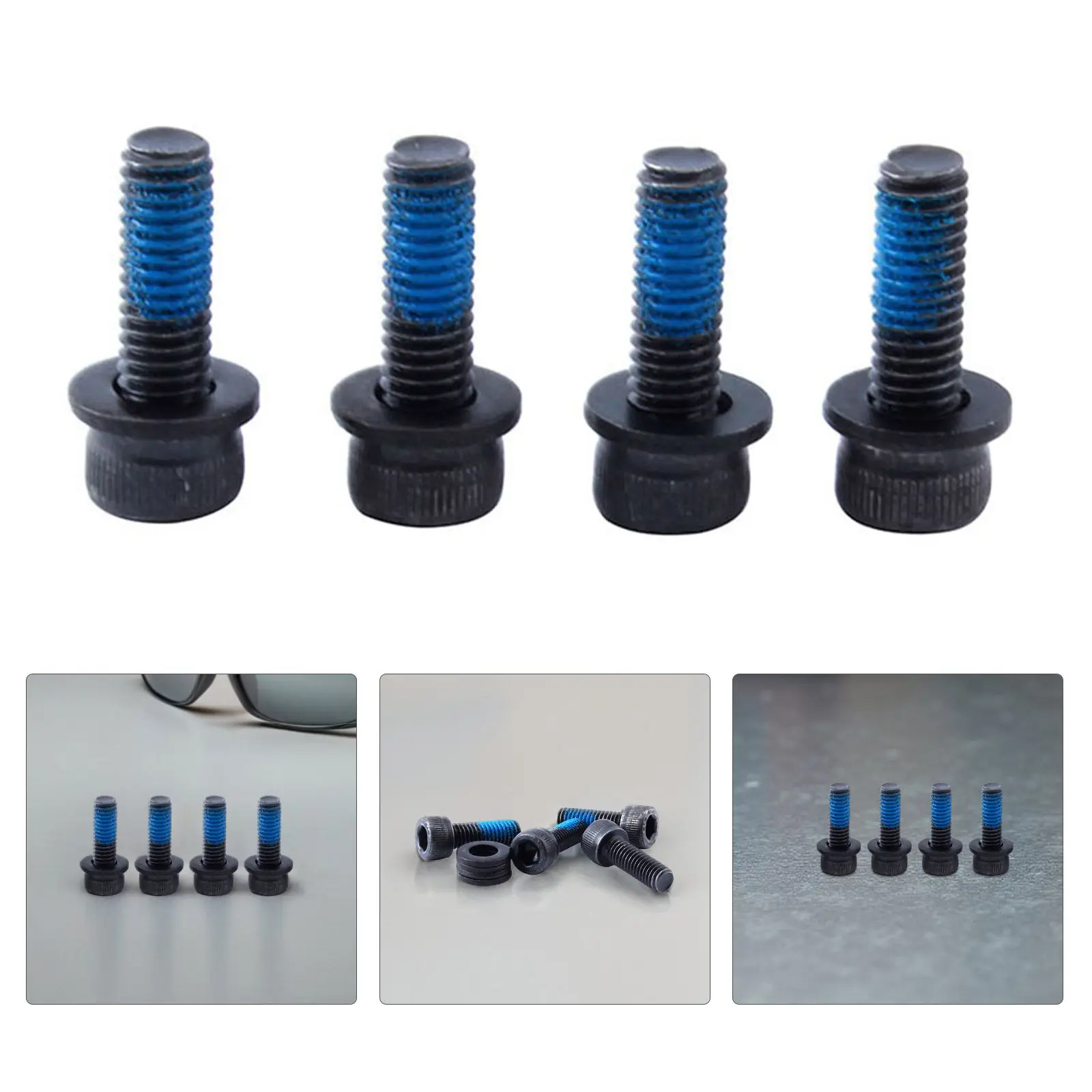 4Pcs M6x18 Steel Bike Disc Brake Fixing Screws High Precision Anti-Loose Rubber Mountain Road Cycling Screws
4Pcs M6x18 Steel Bike Disc Brake Fixing Screws High Precision Anti-Loose Rubber Mountain Road Cycling Screws