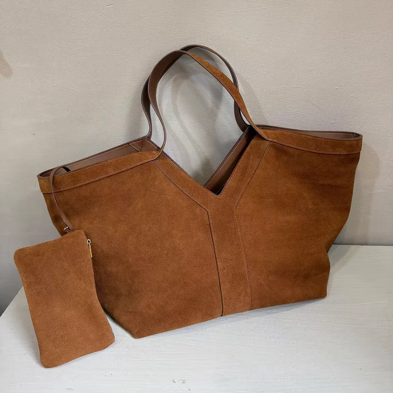 Luxury Y-shaped Suede Handbag Designer Tote Bag Women's Large Capacity Shoulder Bag Commuter Storage Bag Fashion Shopping Wallet
Luxury Y-shaped Suede Handbag Designer Tote Bag Women's Large Capacity Shoulder Bag Commuter Storage Bag Fashion Shopping Wallet