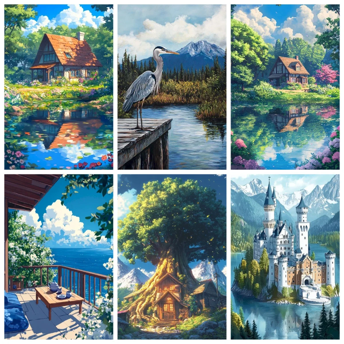 Картина «сделай сам», картина по номерам, пейзаж, акриловые краски на холсте, раскраска по номерам, украшение дома, без рамки
Картина «сделай сам», картина по номерам, пейзаж, акриловые краски на холсте, раскраска по номерам, украшение дома, без рамки