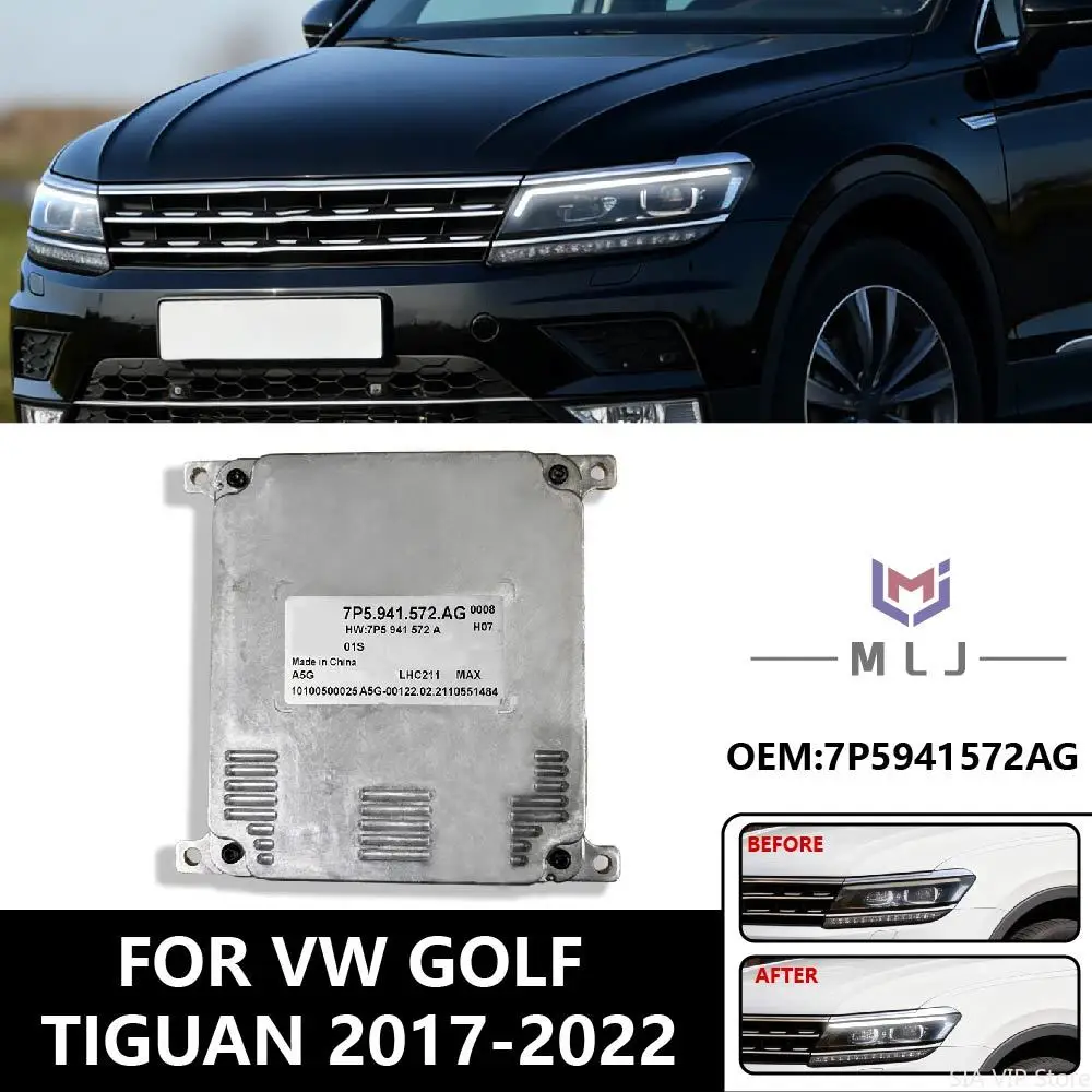 7P5941572AG LED Headlight Power Control Module High/Low Beam Ballast Computer Module Unit For Volkswagen Golf Tiguan 2017-2022
7P5941572AG LED Headlight Power Control Module High/Low Beam Ballast Computer Module Unit For Volkswagen Golf Tiguan 2017-2022