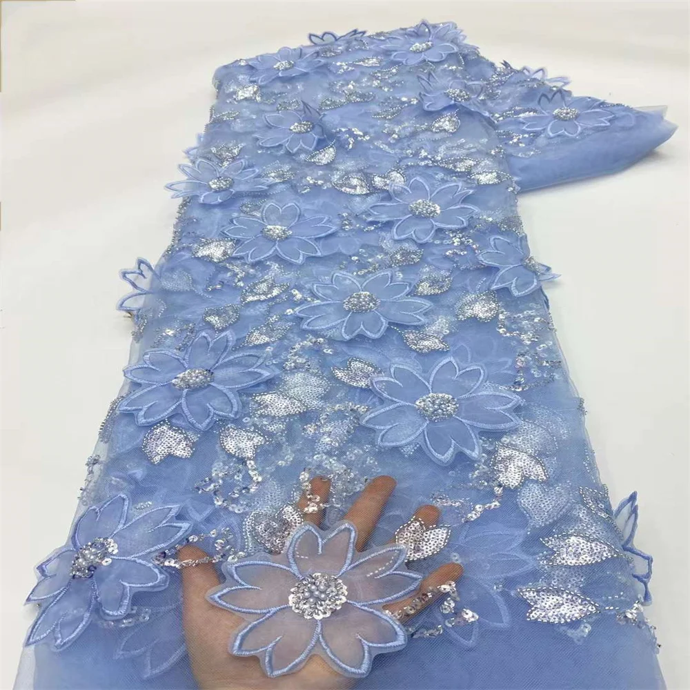 High-End 3D Luxury French Embroidery Groom Laces Fabric African Nigerian With Sequins Beaded Fabric For Wedding Dress 1-65XZ3006
High-End 3D Luxury French Embroidery Groom Laces Fabric African Nigerian With Sequins Beaded Fabric For Wedding Dress 1-65XZ3006