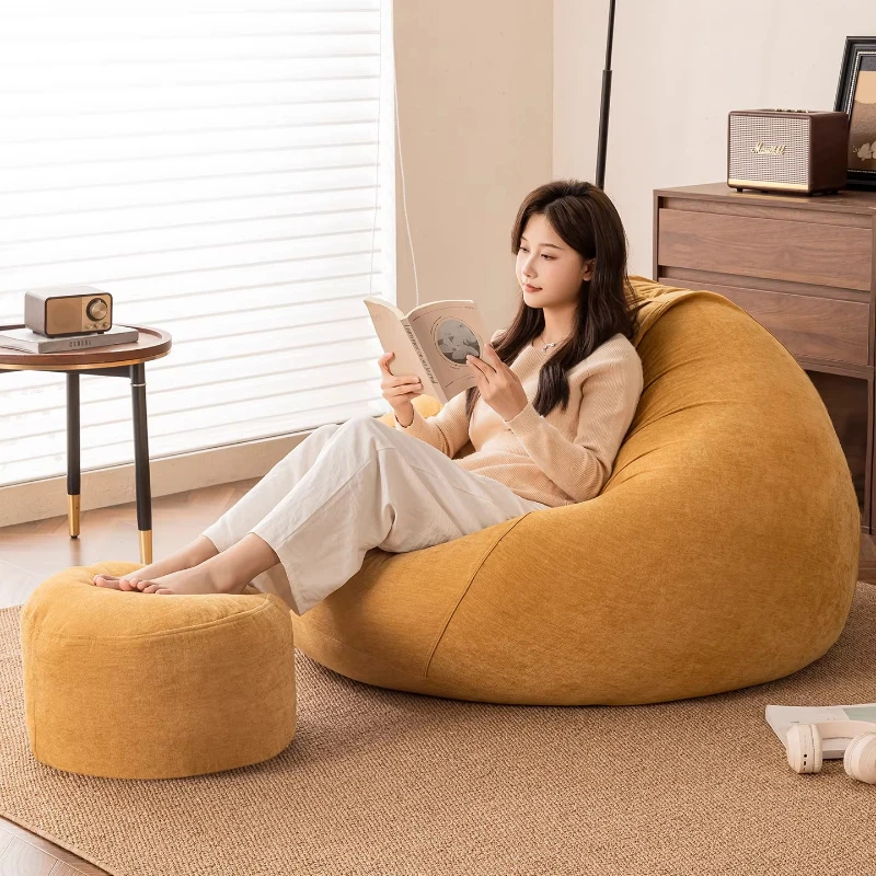 Relaxing Cute Lazy Bean Bag Sofas Lounge Chair Modern Floor Luxury Bean Bag Sofas Bedroom Design Simple Sillones Puffs Furniture
Relaxing Cute Lazy Bean Bag Sofas Lounge Chair Modern Floor Luxury Bean Bag Sofas Bedroom Design Simple Sillones Puffs Furniture