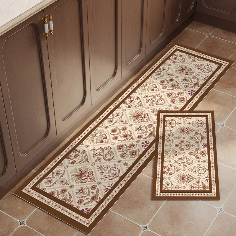 Kitchen Floor Mat Pvc Carpet Waterproof Oil-proof Leather American Flowers Rug Home Decoration Non-slip Foot Mats 주방바닥매트
Kitchen Floor Mat Pvc Carpet Waterproof Oil-proof Leather American Flowers Rug Home Decoration Non-slip Foot Mats 주방바닥매트